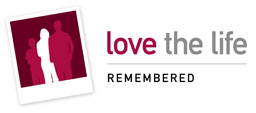Love the life remembered logo